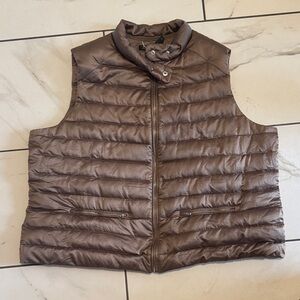 Lauren Ralph Lauren Tan Quilted Vest
